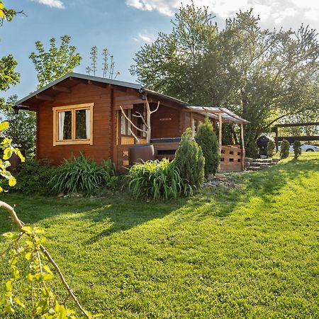 Cozy Wood Hut On The Farm Villa Třebívlice Kültér fotó